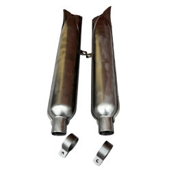 Komplet tłumików tłumiki  wydechowe M-72 rybki  SUROWY